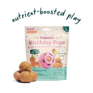 WOOF DOG BIRTHDAY POPS