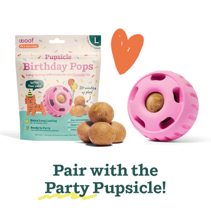 WOOF DOG BIRTHDAY POPS