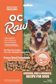 OC FREEZE DRIED RAW CHICKEN & FISH