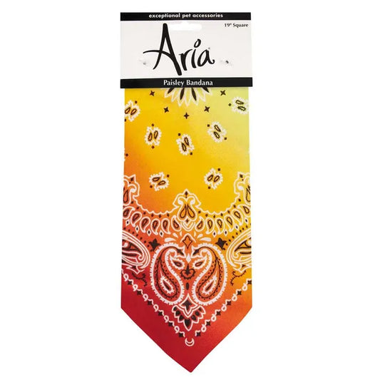 ARIA PAISLEY BANDANA 22”