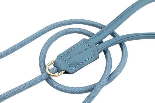 FUZZYARD Life Atelier Dog Rope Lead- Sm French Blue