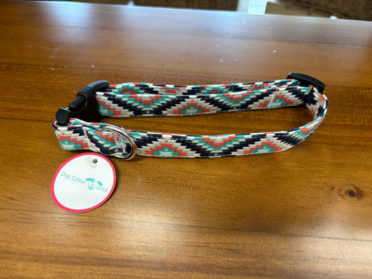 Dog Collar World- Fashion Collar- Kilim Aztec