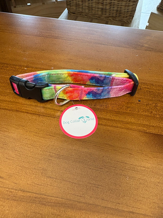 Dog Collar World- Fashion Collar- Tie Dye