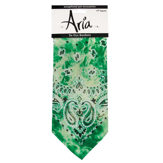 Aria Tie Dye Bandana- Green