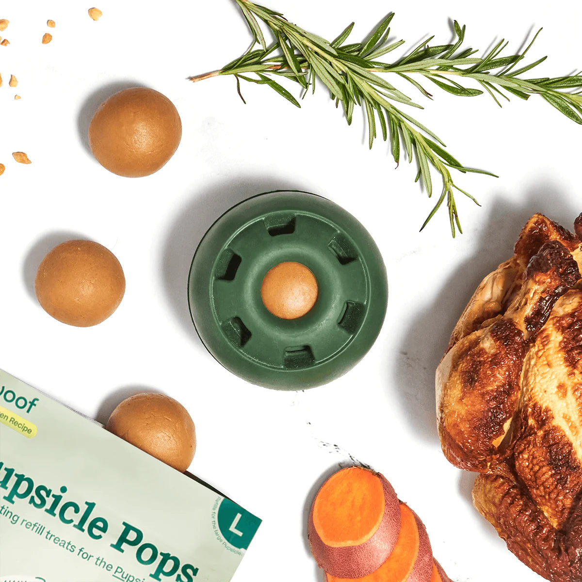 WOOF DOG POPS BEEF AND PB