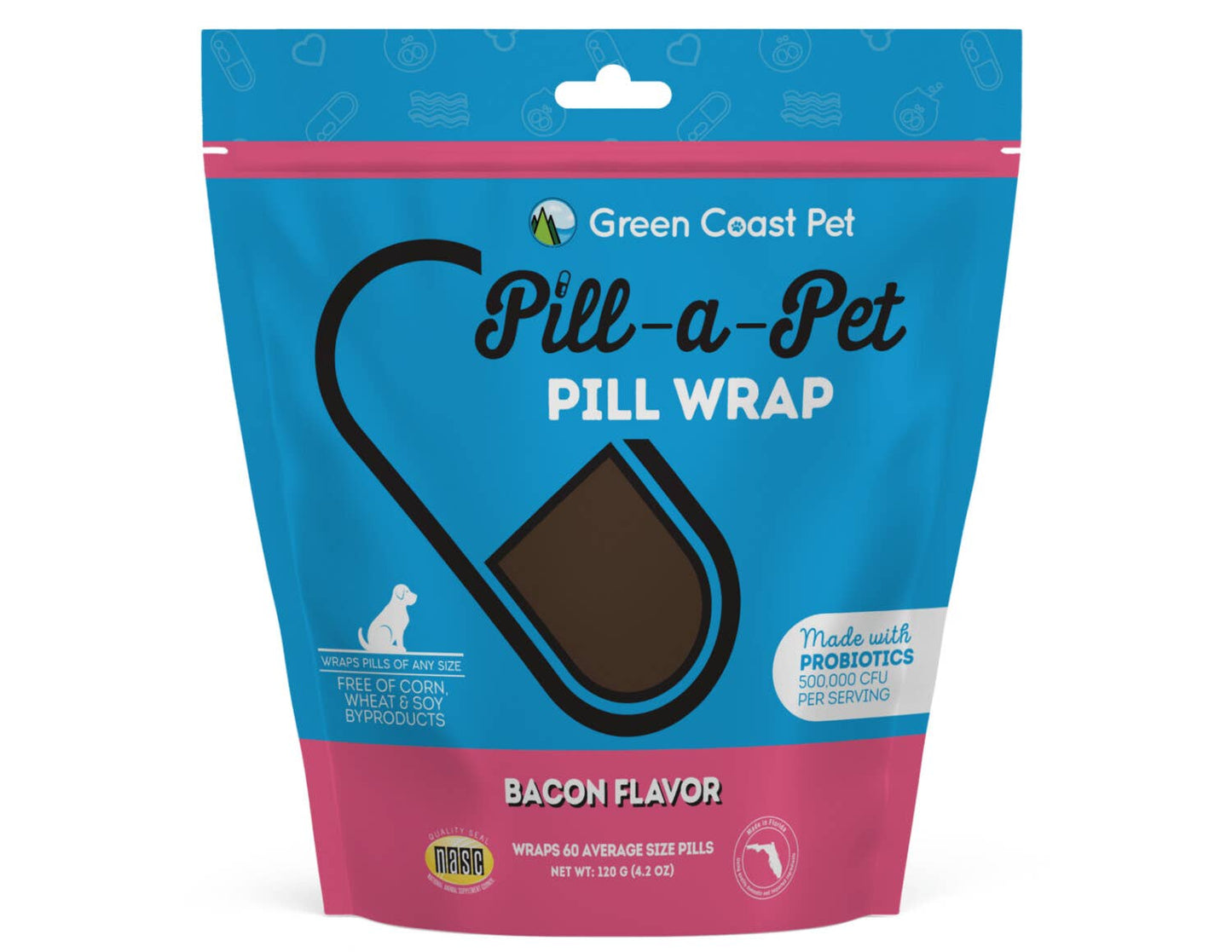 Pill a Pet Pill 60 Wraps for Dogs with Probiotics