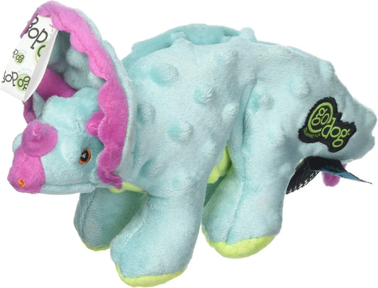 Chew Guard Triceratops Dog Plush Toy small | goDog