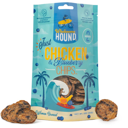 Just Chicken & Blueberry Chips | Wholesome Hound