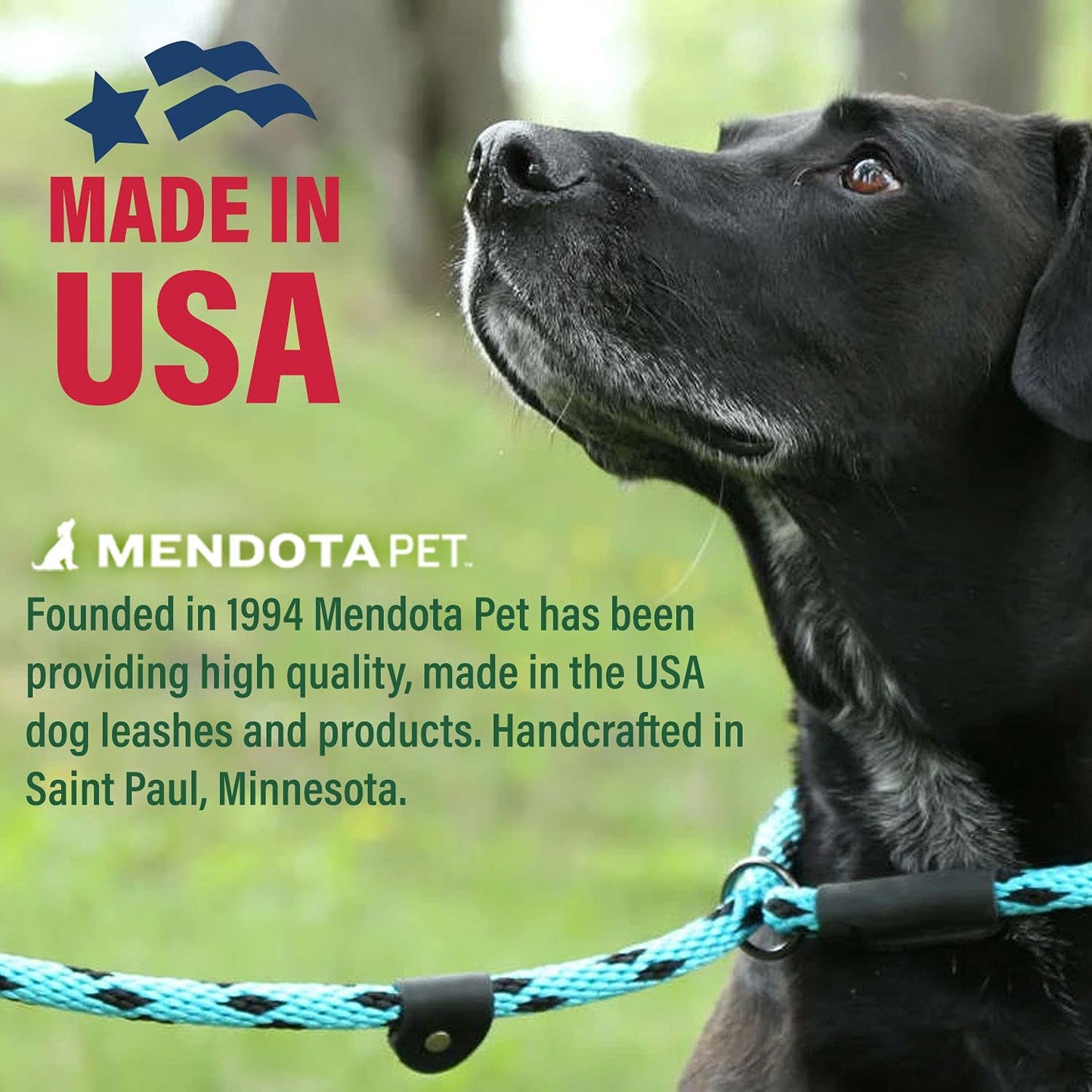 Mendota Rope Snap Leash 6ft x 1/2 inch