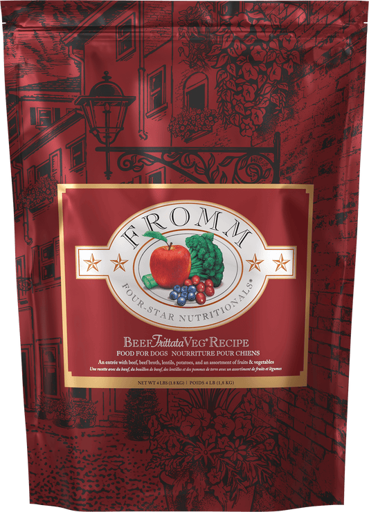 FROMM Four-Star Beef Frittata Veg® Recipe Dry Dog Food, 26lb