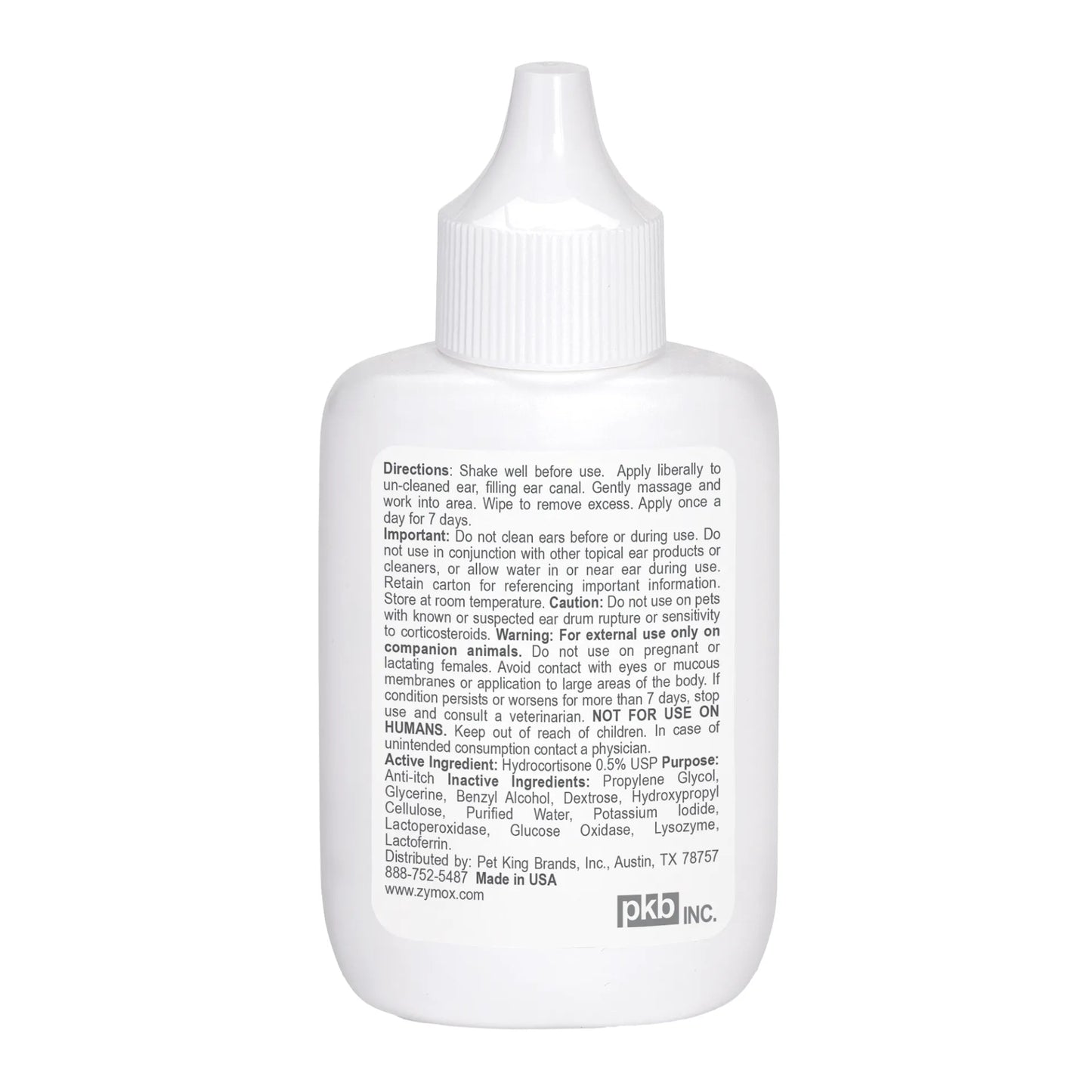 ZYMOX Enzymatic Ear Solution with 0.5% Hydrocortisone 1.25oz