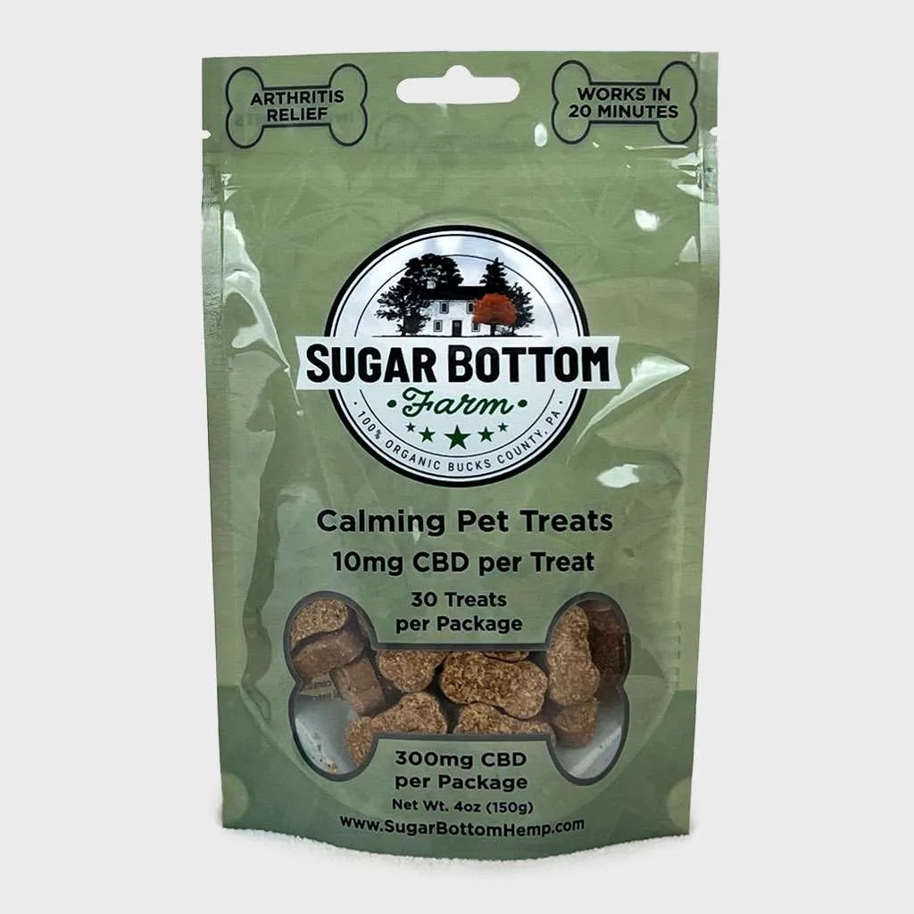 Calming CBD Pet Treats | Sugar Bottom Hemp