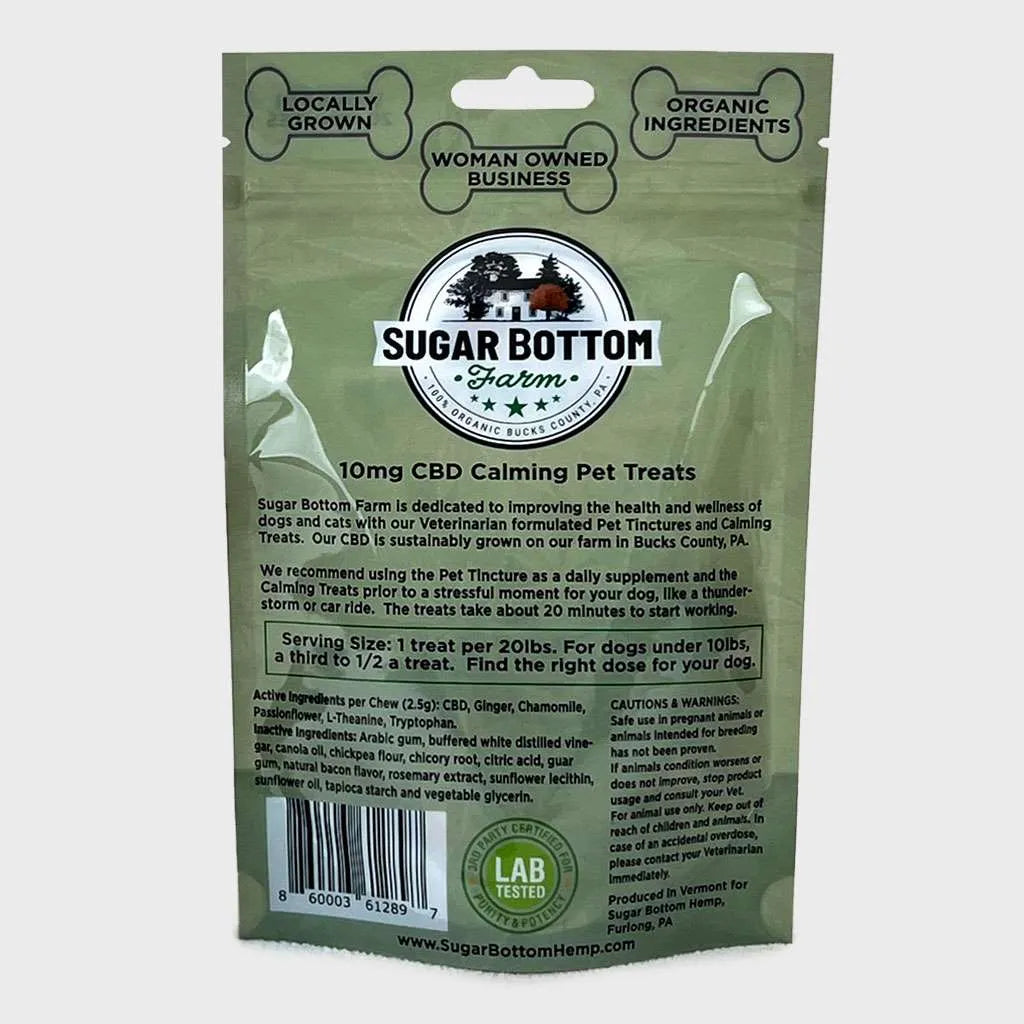 Calming CBD Pet Treats | Sugar Bottom Hemp