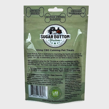 Calming CBD Pet Treats | Sugar Bottom Hemp
