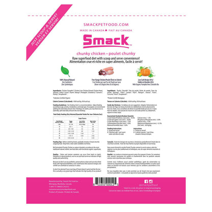 Raw Dehydrated Superfood Chunky Chicken Recipe 8.8oz | Smack