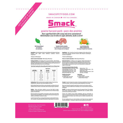 Prairie Harvest Pork Recipe Raw Dehydrated Superfood 8.8oz | Smack