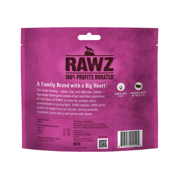 Freeze-Dried Minnows Crunchy Cat Treats 1oz | Rawz