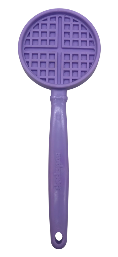 Hand-Held Dog Enrichment Toy: Purple Waffle Lick Stick | Sodapup