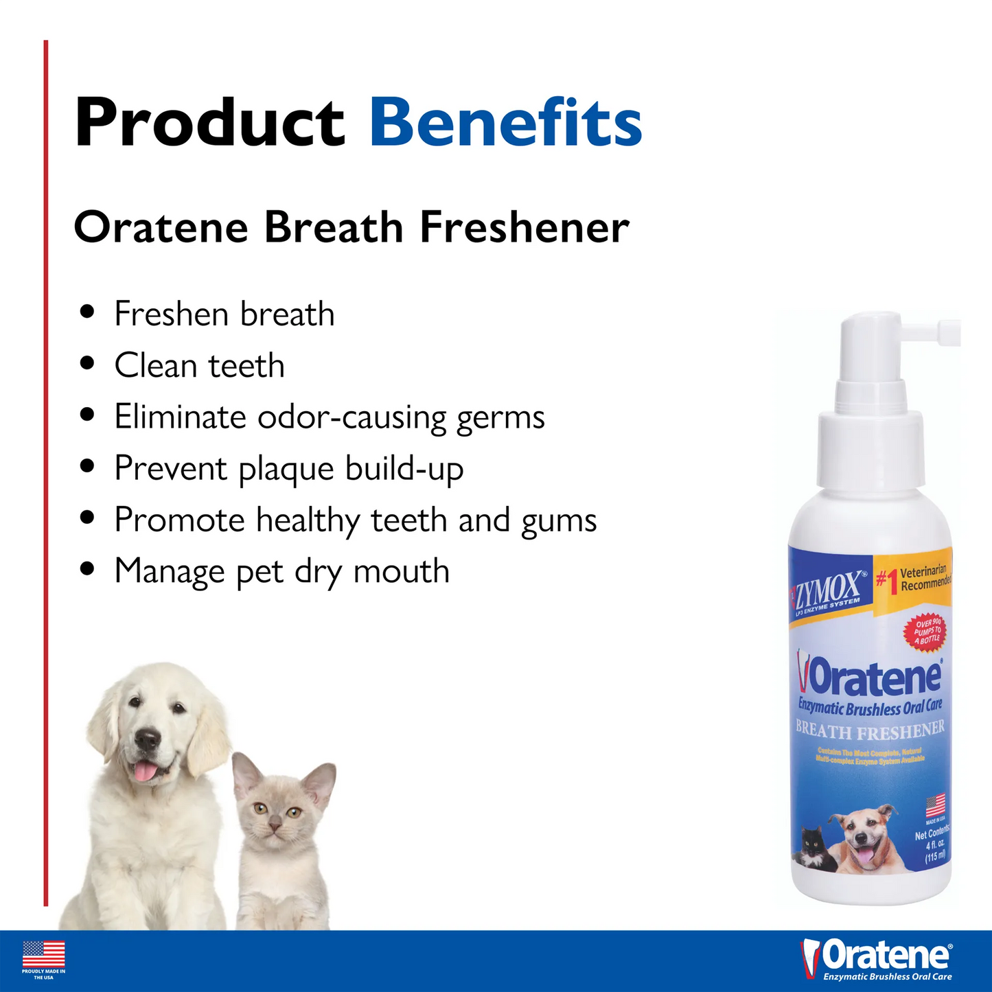 Oratene Breath Freshener 4oz | Zymox