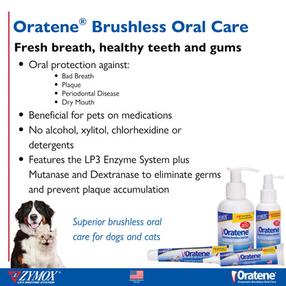 Oratene Enzymatic Brushless Oral Gel 1oz | Zymox