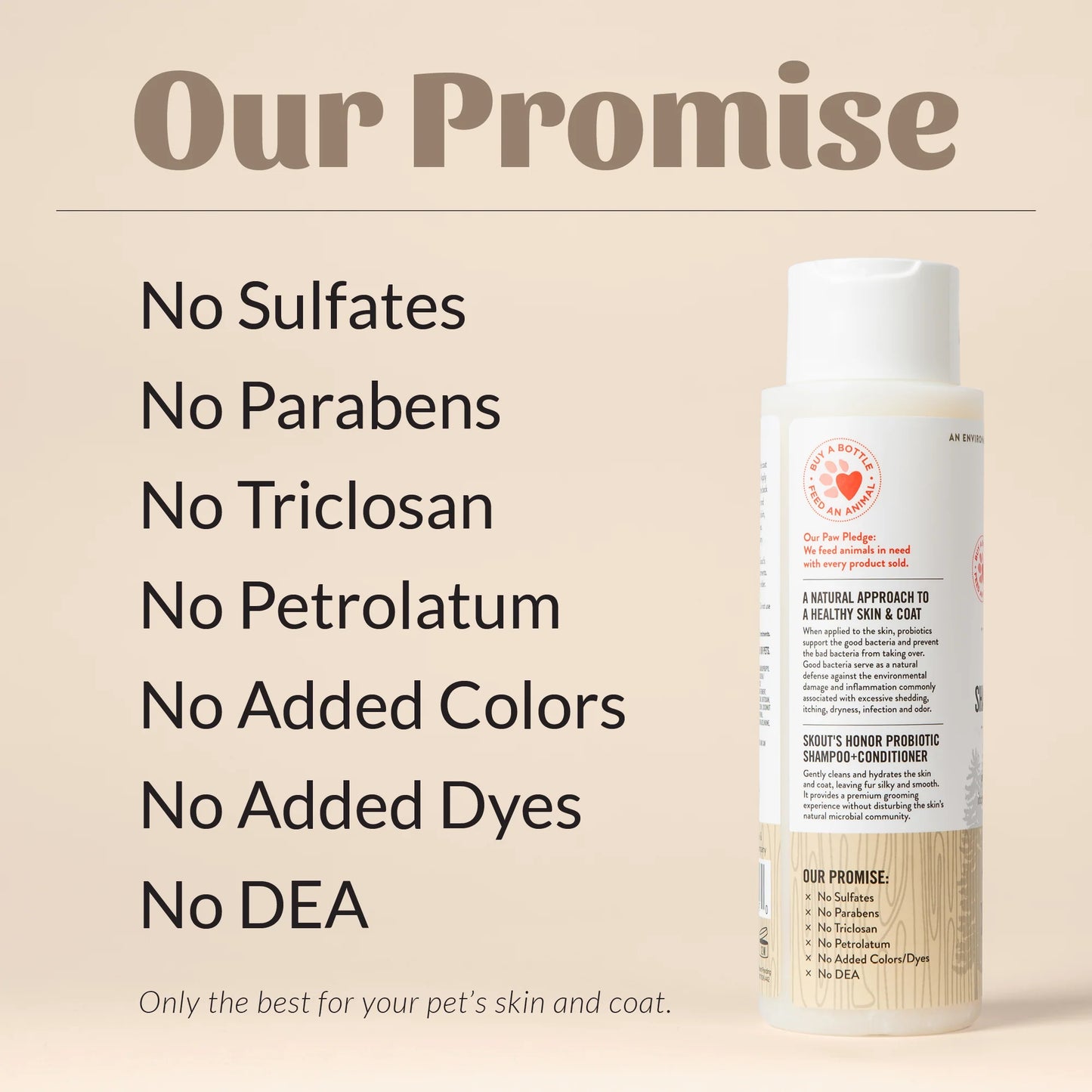 Skout’s Honor Probiotic Shampoo & Conditioner 16 oz