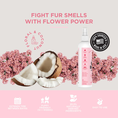 The Only Between Bath Spray Dogs Need | Natural Support
