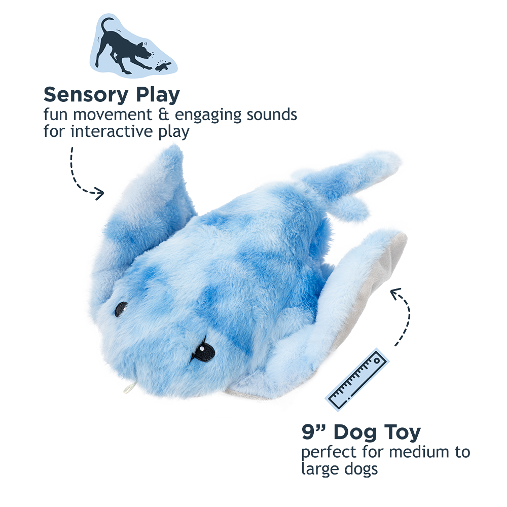 Animated Manta Ray Plush Toy | Tall Tails