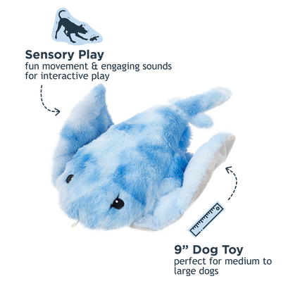 Animated Manta Ray Plush Toy | Tall Tails
