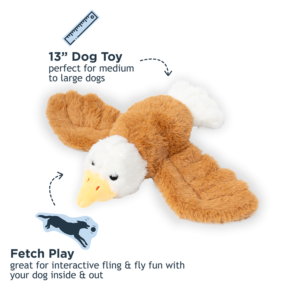 Eagle Fling & Fetch Plush Dog Toy | Tall Tails