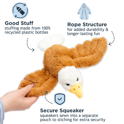 Eagle Fling & Fetch Plush Dog Toy | Tall Tails