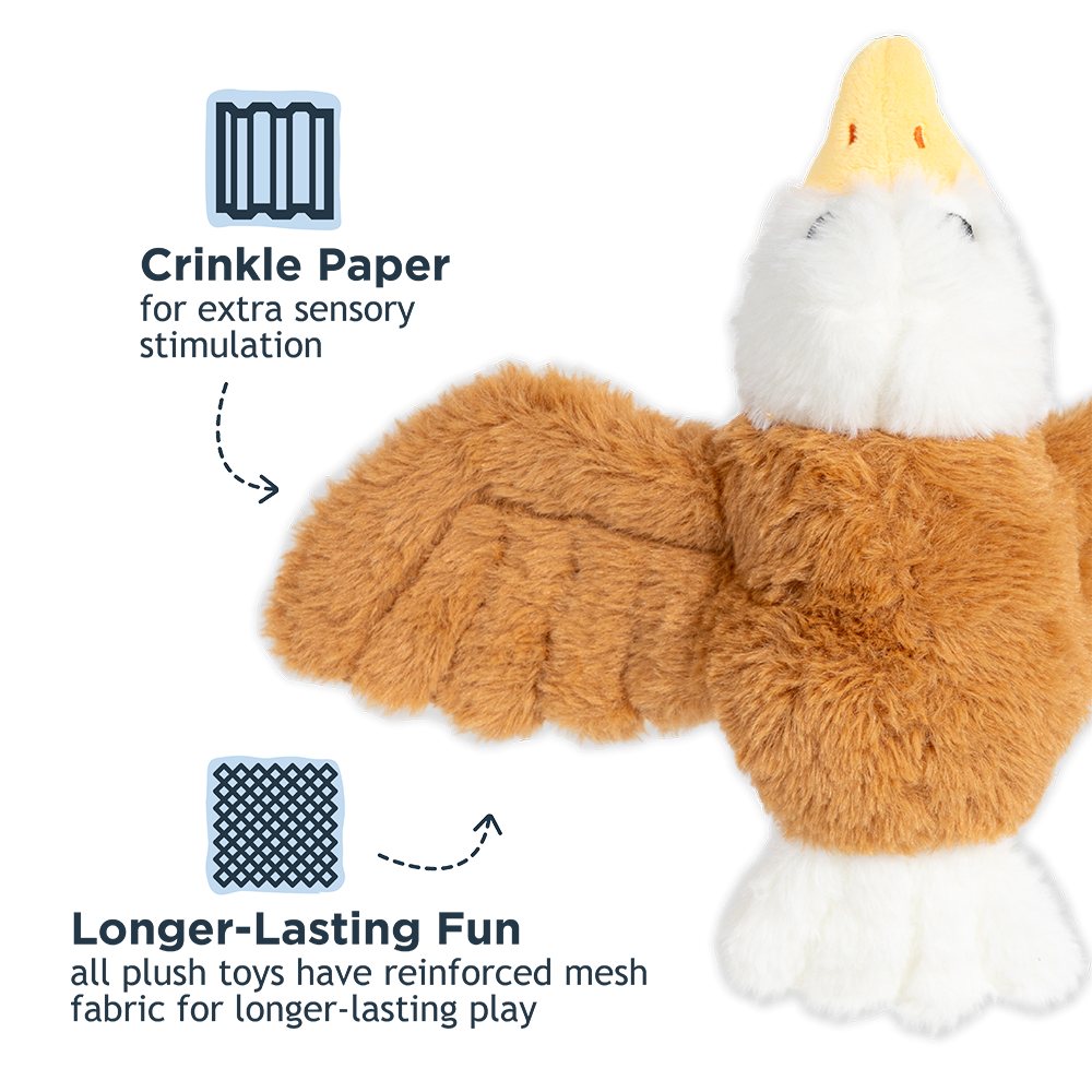 Eagle Fling & Fetch Plush Dog Toy | Tall Tails