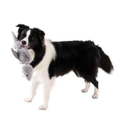 Jointed Shark Shake Play Dog Toy | Tall Tails