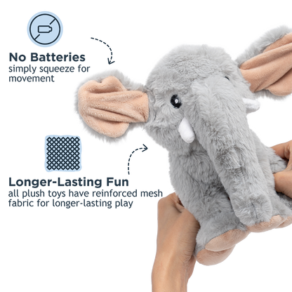 Animated Elephant Plush Dog Toy | Tall Tails