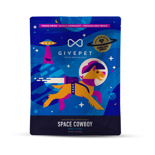 Space Cowboy Freeze-Dried Beef Liver 3oz | Givepet