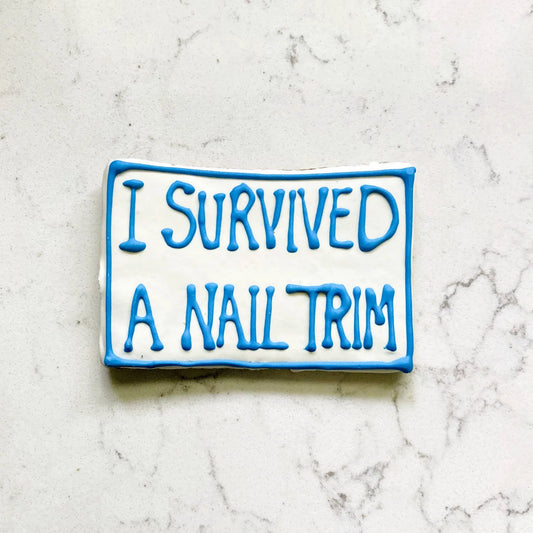 Spaw Day: I Survived A Nail Trim Cookie