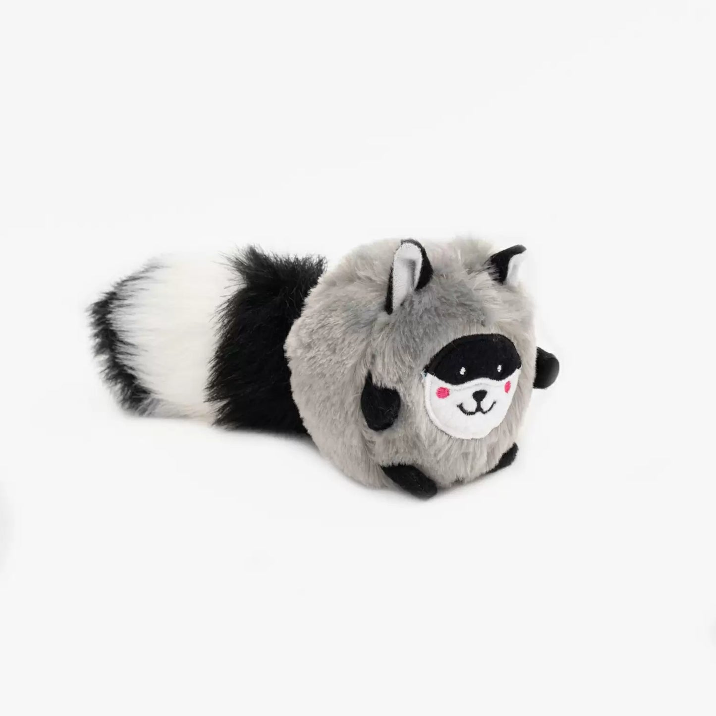 Raccoon Bushy Throw Plush Dog Toy | Zippy Paws