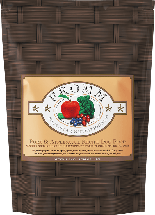 FROMM Four-Star Pork & Applesauce Recipe Dry Dog Food, 4lb