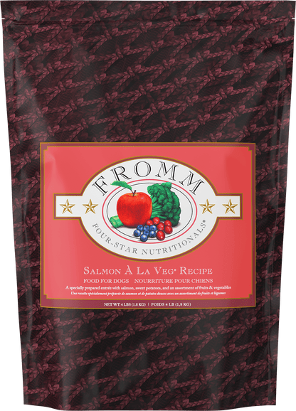 FROMM Four-Star Salmon À La Veg® Recipe Dry Dog Food, 4lb