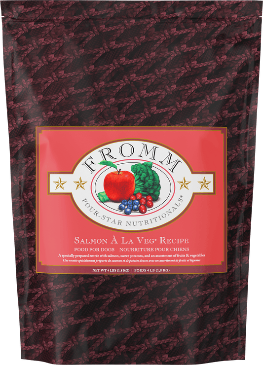 FROMM Four-Star Salmon À La Veg® Recipe Dry Dog Food, 4lb