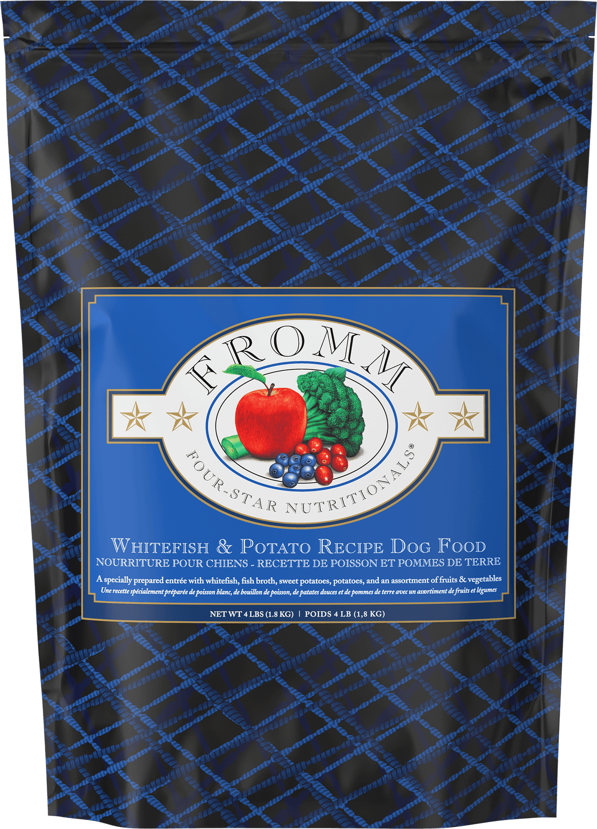 FROMM Four-Star Whitefish & Potato Recipe Dry Dog Food, 26lb