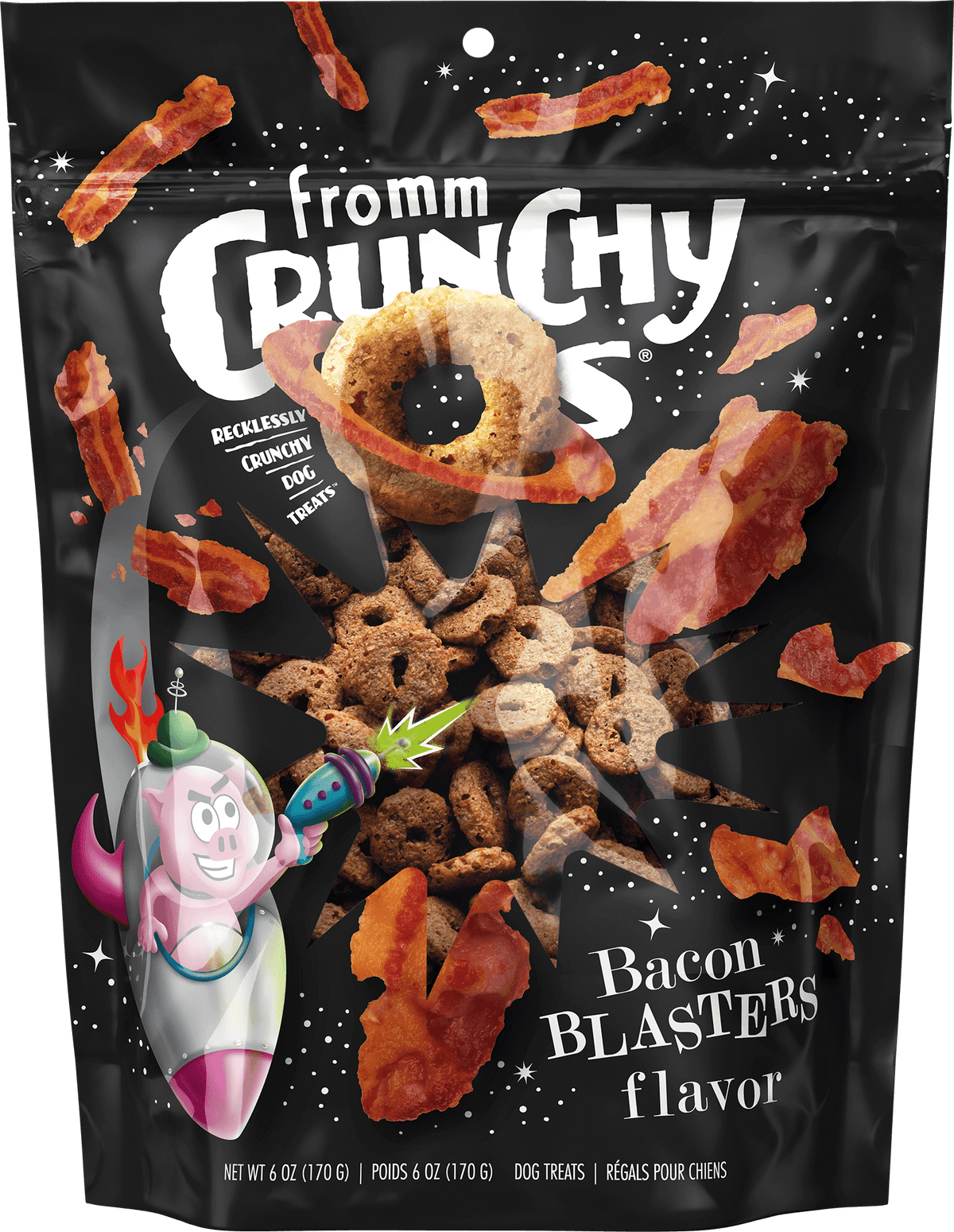 Crunchy Os Bacon Blasters Flavor Dog Treats | FROMM