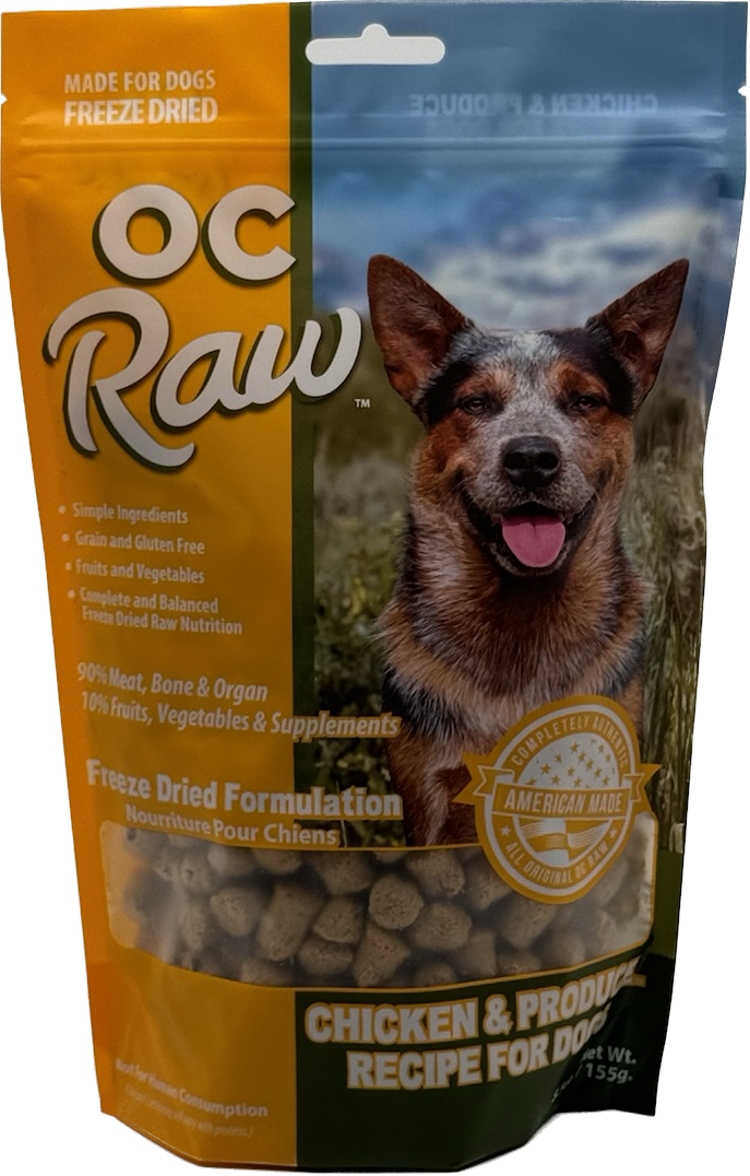 OC Raw Freeze-Dried Dog Food
