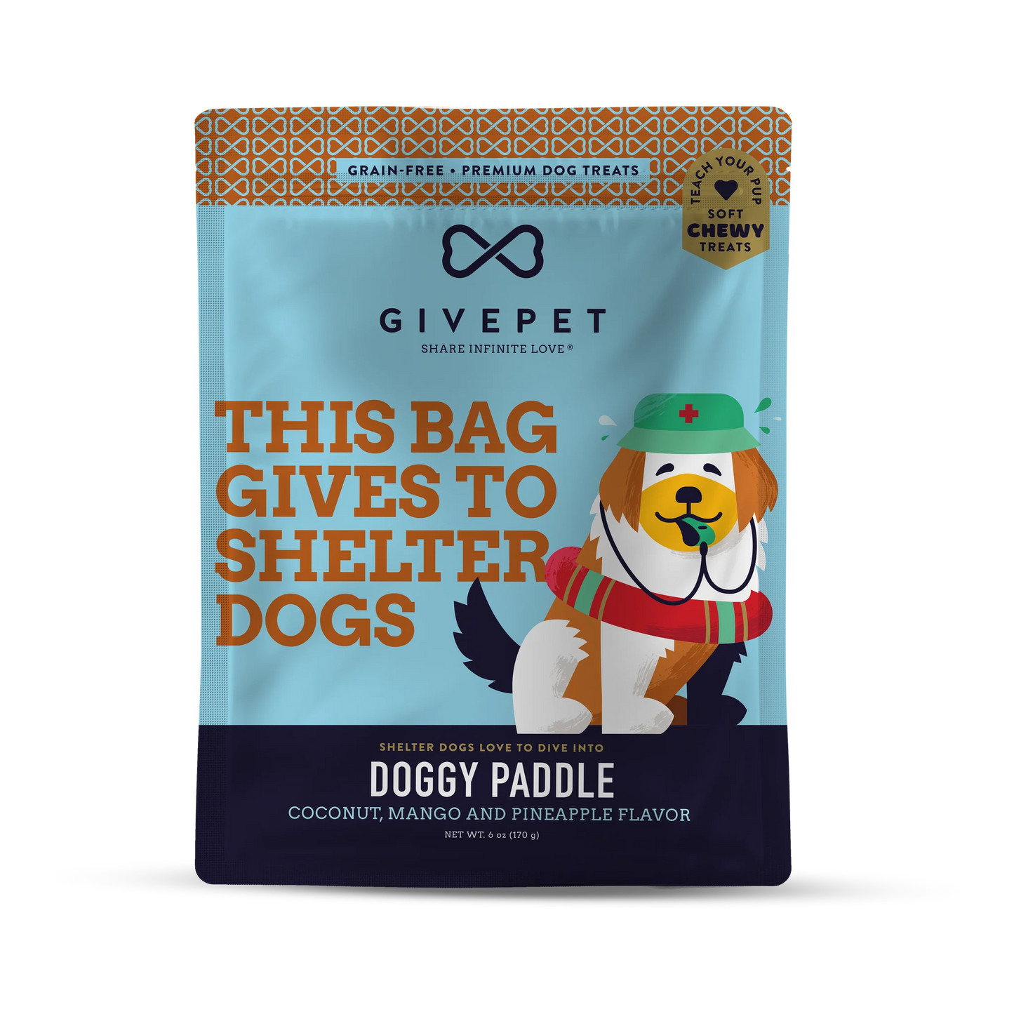 Doggy Paddle Dog Treats | GIVEPET