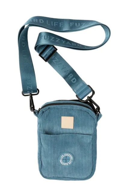 FuzzYard Corduroy Cross Body Bag- French Blue