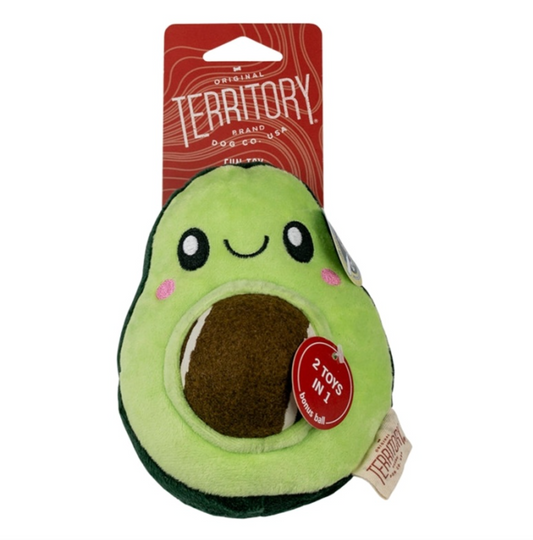 Territory Dog Toy 2 in 1 Avocado