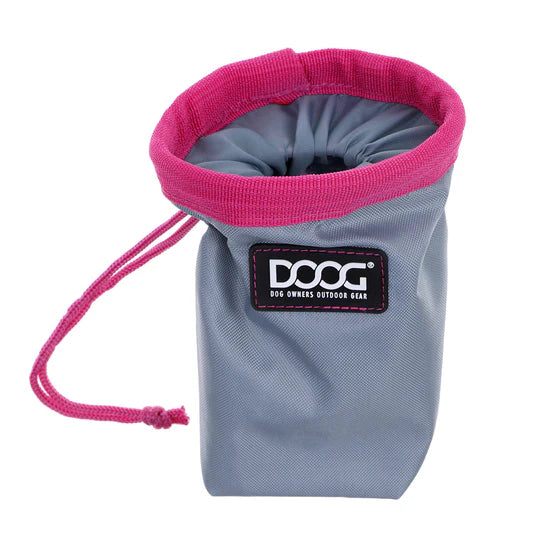 DOOG T AND T POUCH GREY/PINK SM