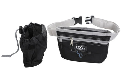 DOOG T AND T POUCH W/ MAGNETIC CLOSURE BLACK/GREY