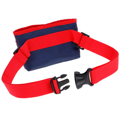 DOOG T AND T POUCH W/ MAGNETIC CLOSURE NAVY/RED