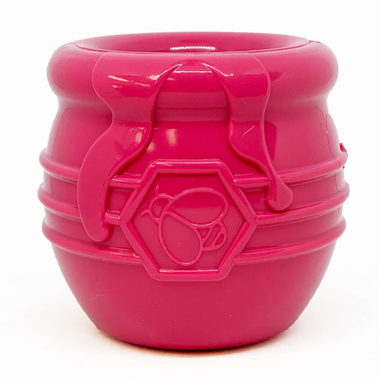 PUP-X Honey Pot Treat Dispenser: Pink / Large