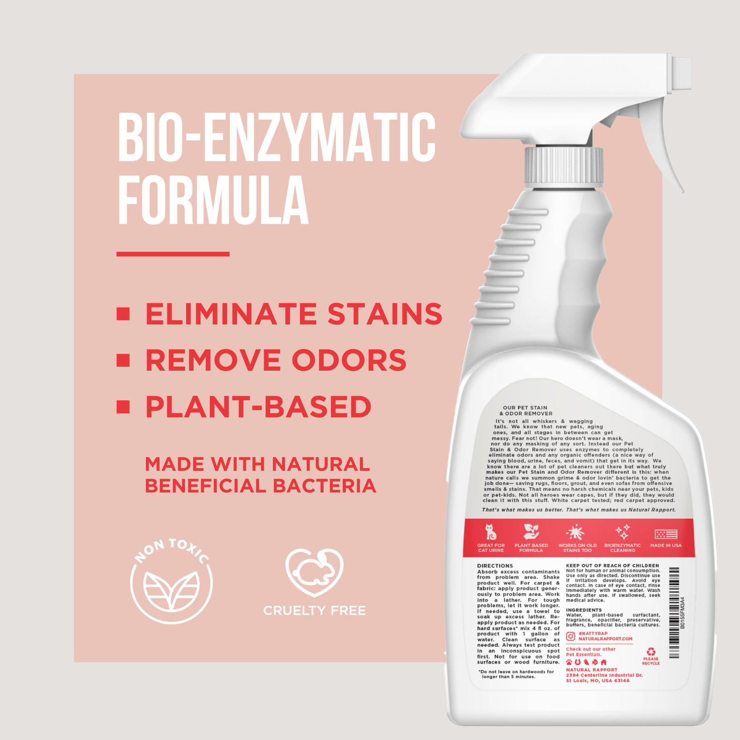 The Only Pet Stain & Odor Remover You Need: 32 ounce